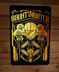 Metroid Bounty Hunter 8x12 Inch Metal Wall Sign for Video Game and Arcade Decor