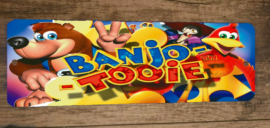 Banjo Tooie Video Game 3x12  Metal Wall Sign