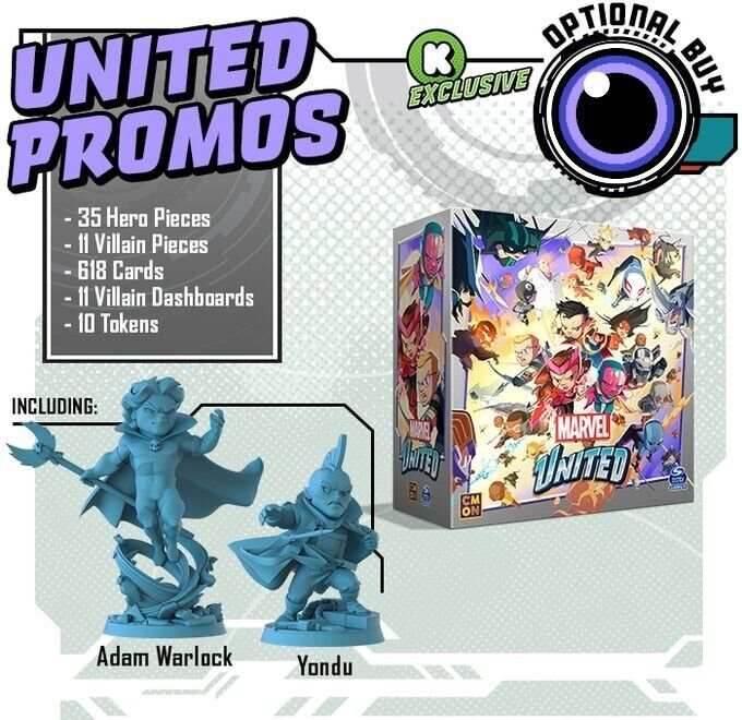 Marvel United: Kickstarter Exclusive Promo Box - 2024 Edition - 