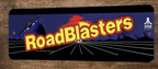Road Blasters Arcade 3x12 Metal Wall Video Game Sign