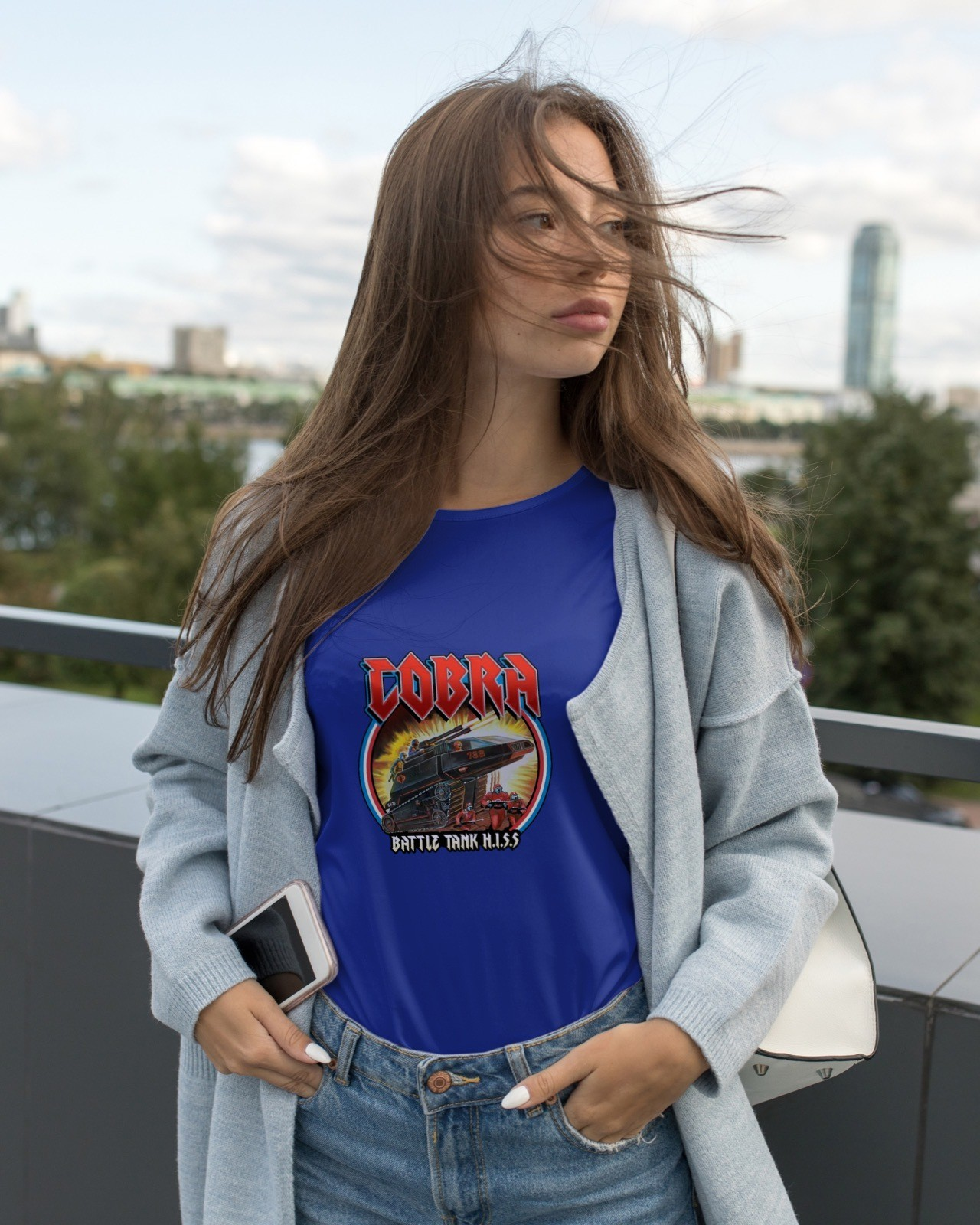 GI Joe Cobra Battle Task HISS  Mens T Shirt