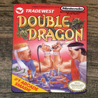 Double Dragon Classic Arcade Video Game NES Box Cover Mouse Pad