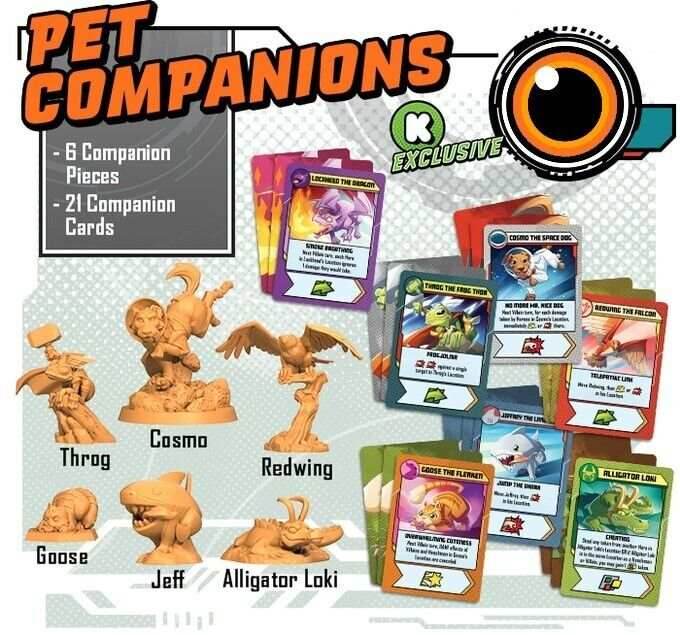 Marvel United: Pet Companions - Kickstarter Exclusive - 
