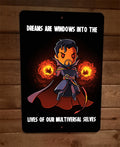 Dreams Are The Windows 8x12 Metal Wall Sign Poster Strange Marvel Doctor