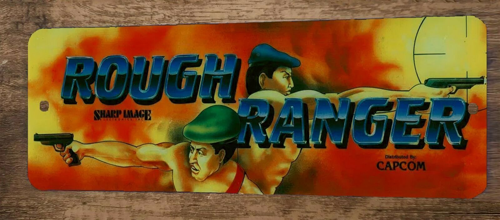 Rough Ranger Arcade Video Game 3x12 Metal Wall Sign Marquee Banner Poster