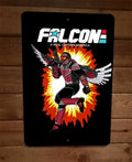 Falcon a Real Captain America GI Joe Marvel Avengers Parody 8x12 Metal Wall Sign