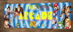 The Arcade 3x12  Metal Wall Video Game Sign