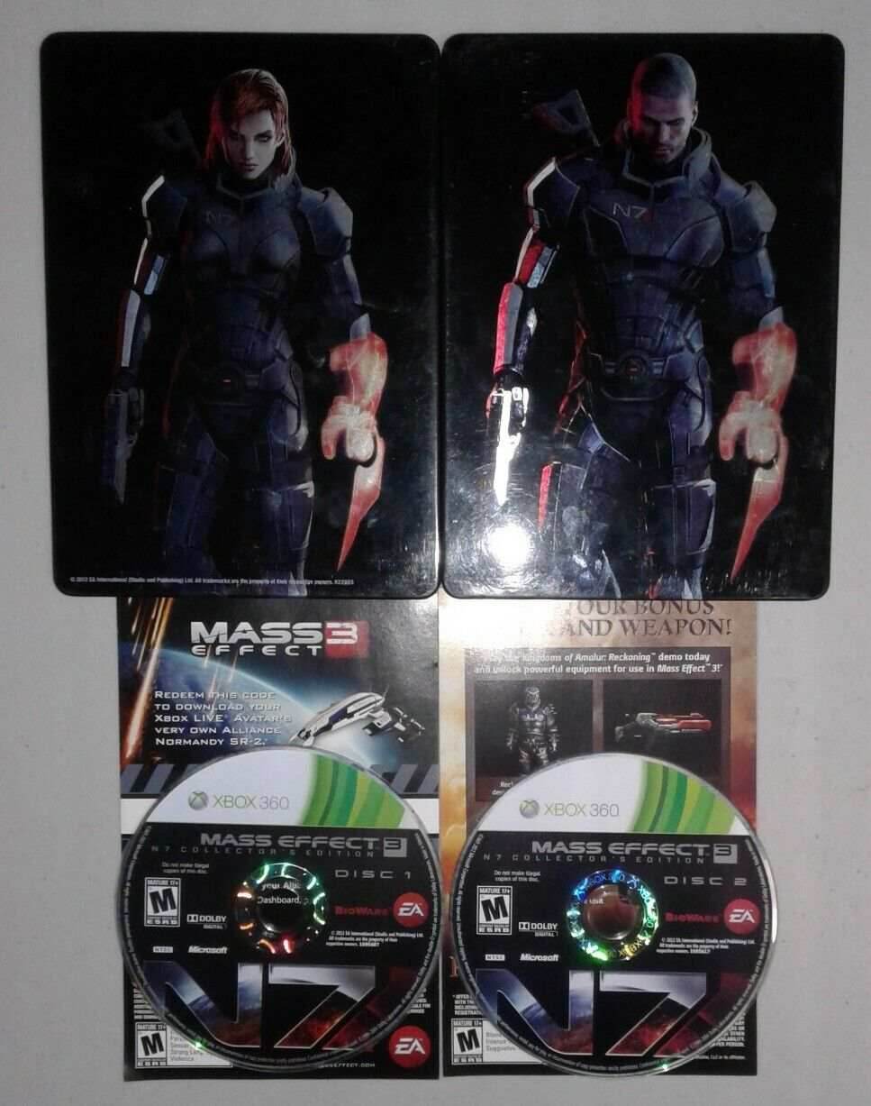 Mass Effect 3 N7 Collectors Steelbook Edition (Xbox 360) - Game Only