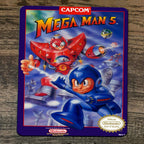 Mouse Pad Mega Man 5 Classic Arcade Video Game NES Box Art