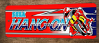Super Hang On Arcade 3x12 Metal Wall Video Game Sign