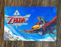 The Legend of Skyward Zelda Sword Metal Wall Sign 8 x 12 Inch Video Game Poster with Durable Aluminum Construction