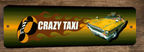 Crazy Taxi Arcade Video Game 3x12 Metal Wall Sign Marquee Banner Poster