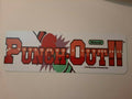 PUNCH OUT Arcade Marquee 4x12 Metal Wall Sign Retro 1980s Fighting Video Game