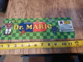 Dr. Mario Classic Arcade Video Game Marquee Banner 3x12 Inch Metal Wall Sign