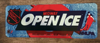 Open Ice Hockey NHL Arcade Video Game 3x12 Metal Wall Sign Marquee Banner Poster