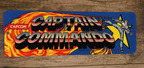 Captain Commando Video Game 3x12 Metal Wall Sign Marquee Banner
