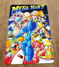 Mega Man 7 Artwork 8x12 Inch Metal Wall Sign Retro 80s Arcade Video Game