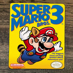 Super Mario Bros 3 Classic Arcade Video Game NES Mouse Pad with Box Cover Design