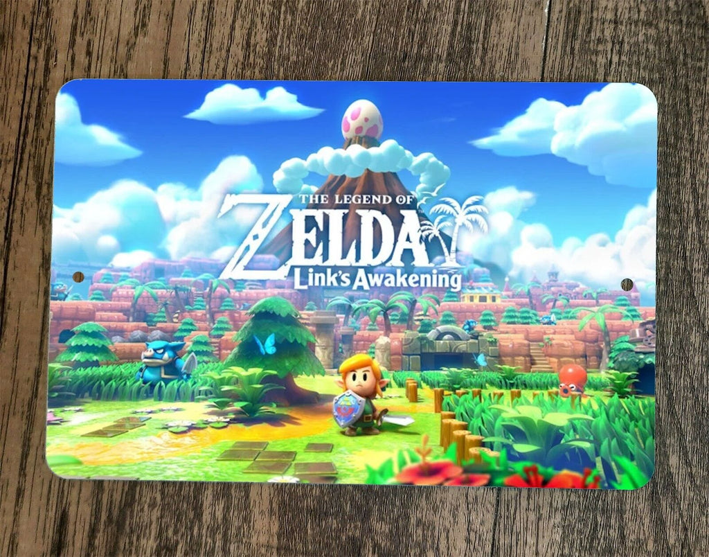 The Legend of Link's Zelda Awakening 8x12 Inch Premium Metal Wall Sign - Classic Video Game Poster Decoration