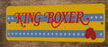 King Boxer Arcade 4x12 Metal Wall Video Game Marquee Banner Sign
