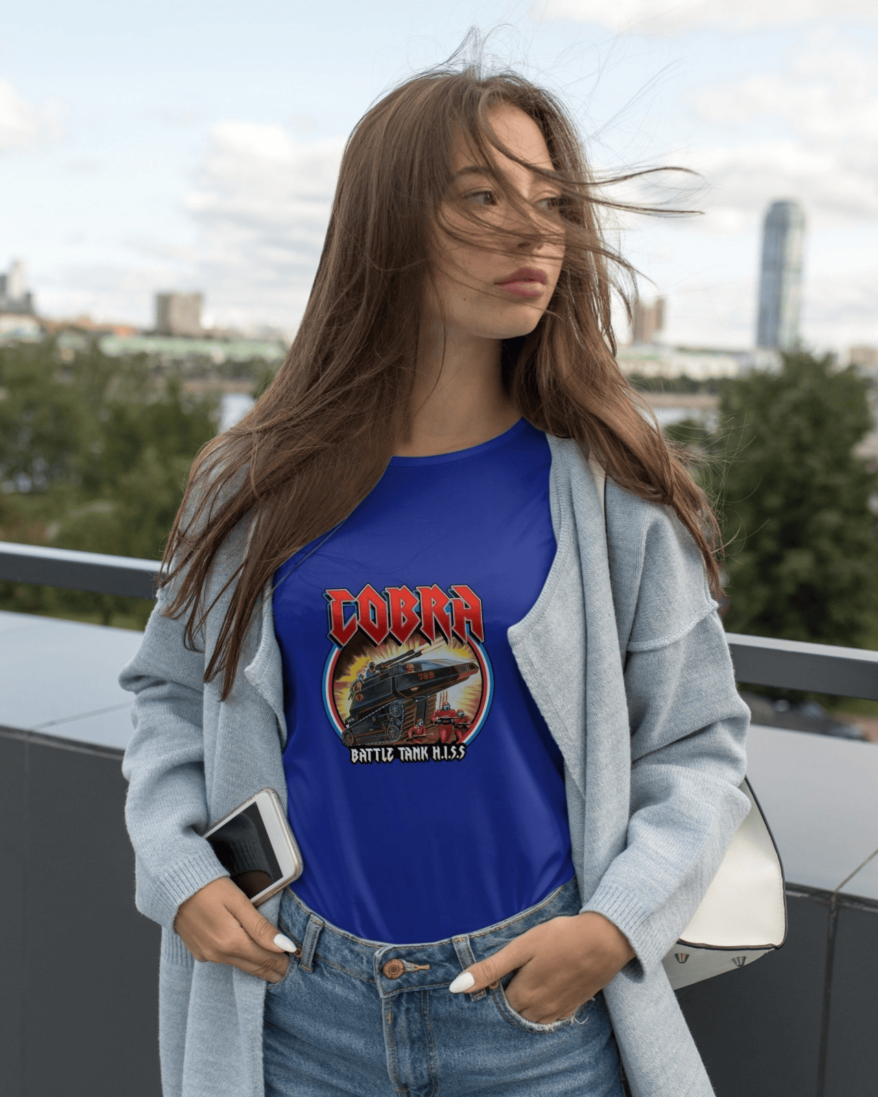 GI Joe Cobra Battle Task HISS  Mens T Shirt