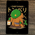 Chefs Knife Tonberry Final Fantasy 8x12 Metal Wall Video Game Sign Poster