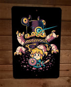 The Guardian of Link 8x12 Inch Metal Wall Sign Poster - Legend of Zelda Video Game Collectible