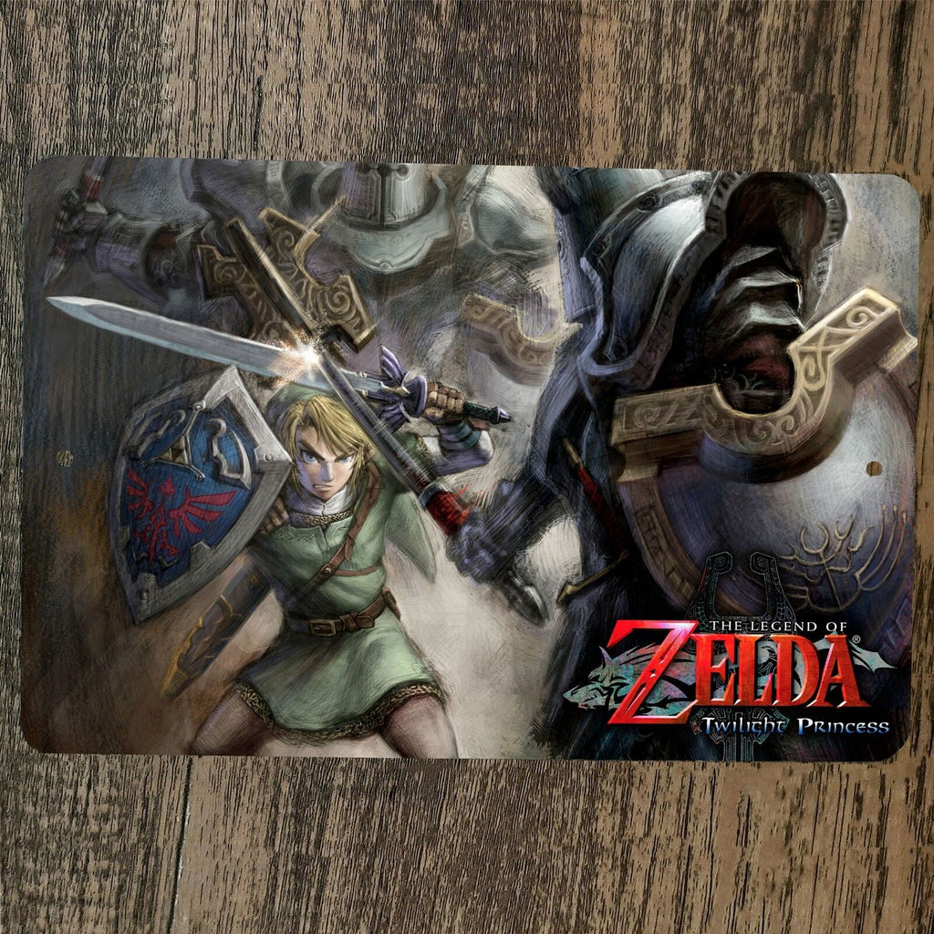 Legend of the Twilight Zelda Princess 8 x 12 Inch Premium Metal Wall Sign Poster for Video Game Enthusiasts