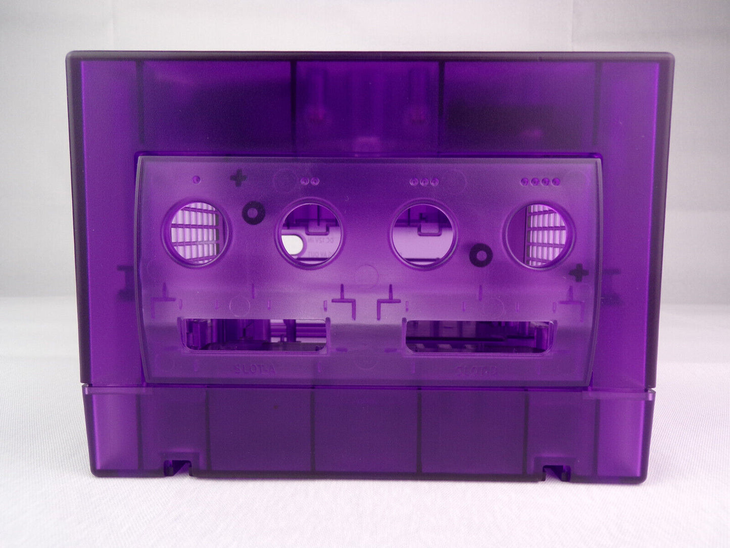 Gamecube Full Replacement Console Shell Housing Translucent Purple