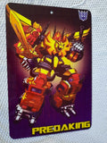 Transformers Predaking Decepticon 8x12 Metal Wall Sign