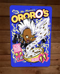 Ms Monroes Ororos Cereal Storm Marvel Comics Parody  8x12 Metal Wall Sign
