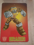 Transformers BRAWN Autobot 8x12 Metal Wall Sign