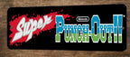 Super Punch Out Arcade 4x12 Inch Metal Wall Video Game Marquee Banner Sign