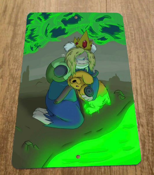 Adventure Time Artwork 8x12 Metal Wall Sign Cartoon