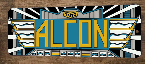 Alcon Arcade 3x12 Metal Wall Video Game Marquee Banner Sign