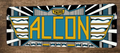 Alcon Arcade 3x12 Metal Wall Video Game Marquee Banner Sign