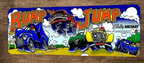 Bump n Jump Arcade Video Game 3x12 Metal Wall Sign Marquee Banner Poster