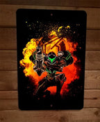 Samus Aran Metroid Video Game 8x12 Inch Metal Wall Sign Poster