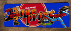 Blue Print Video Game Arcade Marquee 3x12 Metal Wall Sign Banner Poster