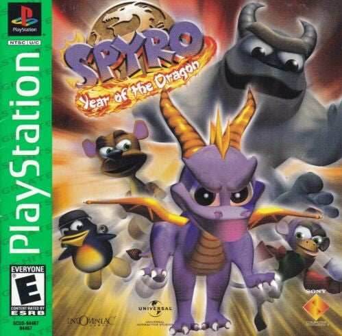 Spyro: Year of the Dragon (Greatest Hits) (Playstation) - Game Manual Only
