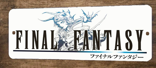 FF Final Fantasy Video Game 3x12 Metal Wall Marquee Banner Sign Poster