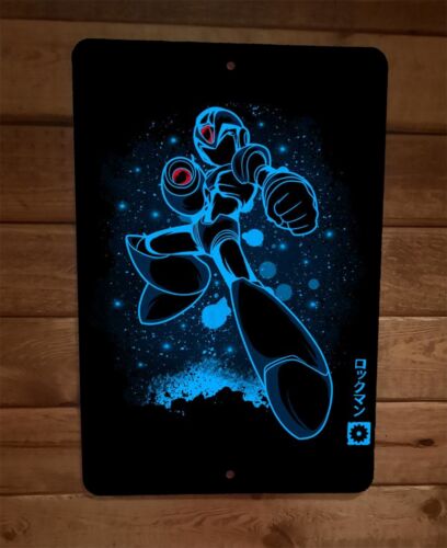 Mega Man 8x12 Inch Metal Wall Sign Poster Video Game