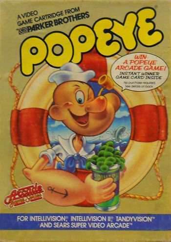 Popeye (Intellivision) - Game Manual Only