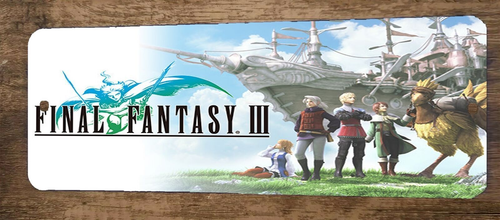 FFIII Final Fantasy 3 Video Game 3x12 Metal Wall Marquee Banner Sign Poster