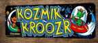 Kozmik Kroozr Arcade 3x12 Metal Wall Video Game Sign
