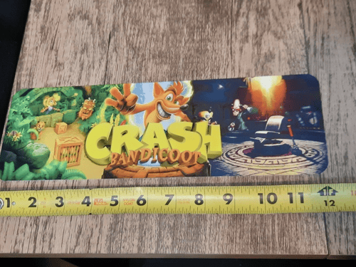 Crash Bandicoot Video Game 3x12 Metal Wall Sign