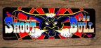 Shoot The Bull Arcade Marquee 3x12 Metal Wall Sign Poster Video Game