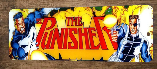 The Punishers 3x12 Metal Wall Video Game Arcade Sign