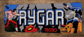 Rygar Arcade 3x12 Metal Wall Video Game Sign