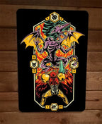 Ridley Attacks Samus 8x12 Metal Wall Sign Poster from Metroid Video Game